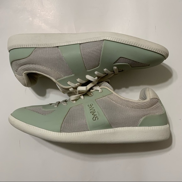 SWIMS Mens Luca Stone Toe Lace Up Low Top Sneakers Shoe Size 9 runs Big = To 10 - Picture 4 of 12